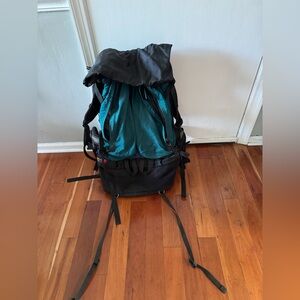 a.n.a Teal and Black Backpack